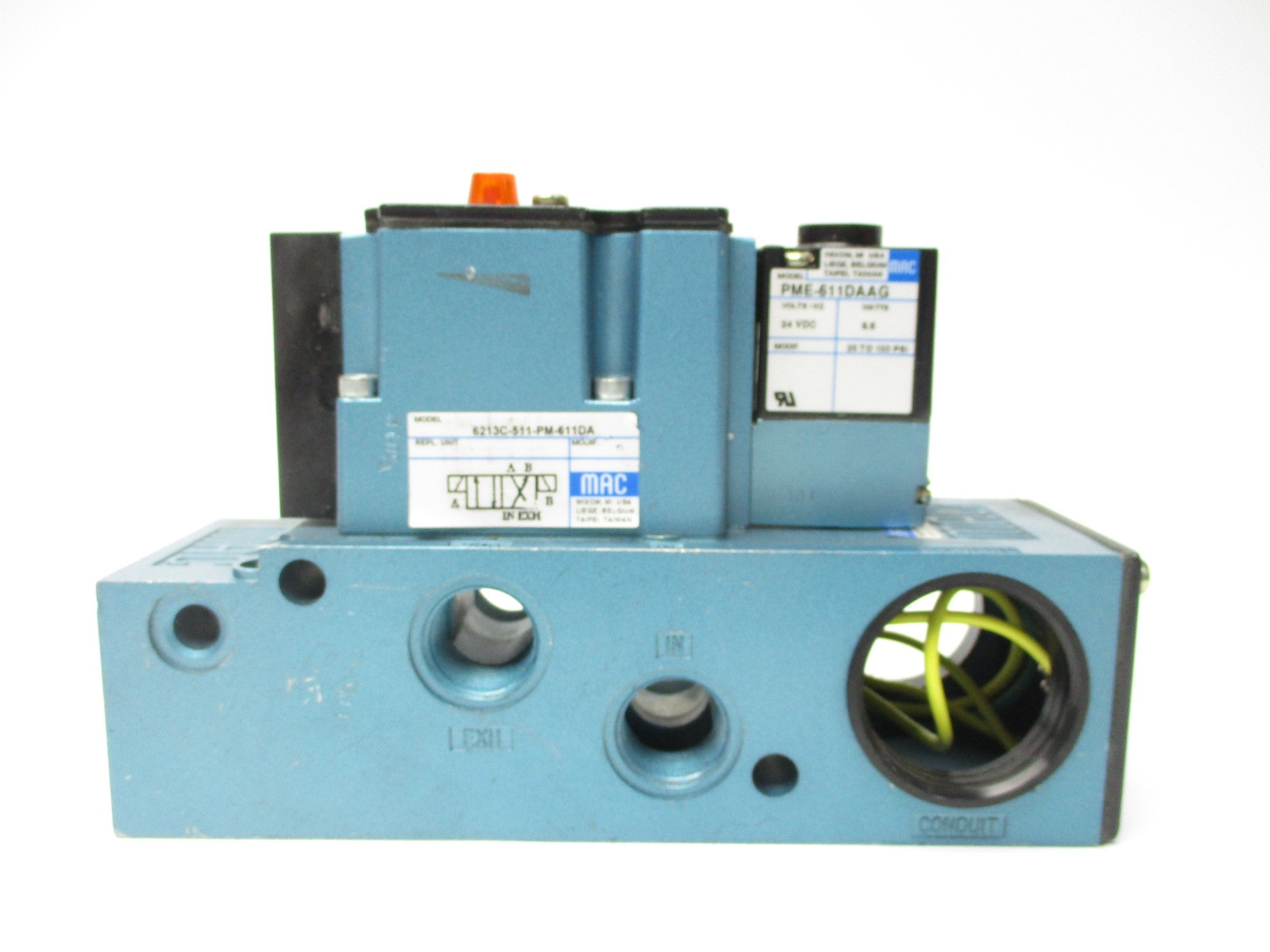 MAC 6213C-511-PM-611DA 24VDC 150PSI UNMP