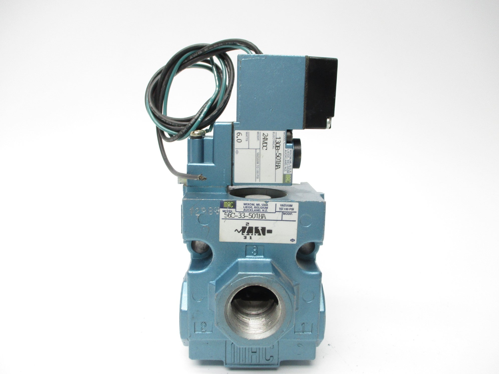 MAC 56C-33-501HA 24VDC 150PSI UNMP