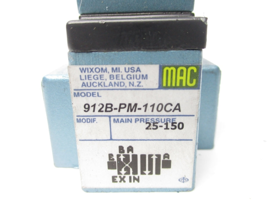 MAC 912B-PM-110CA 120V 150PSI UNMP