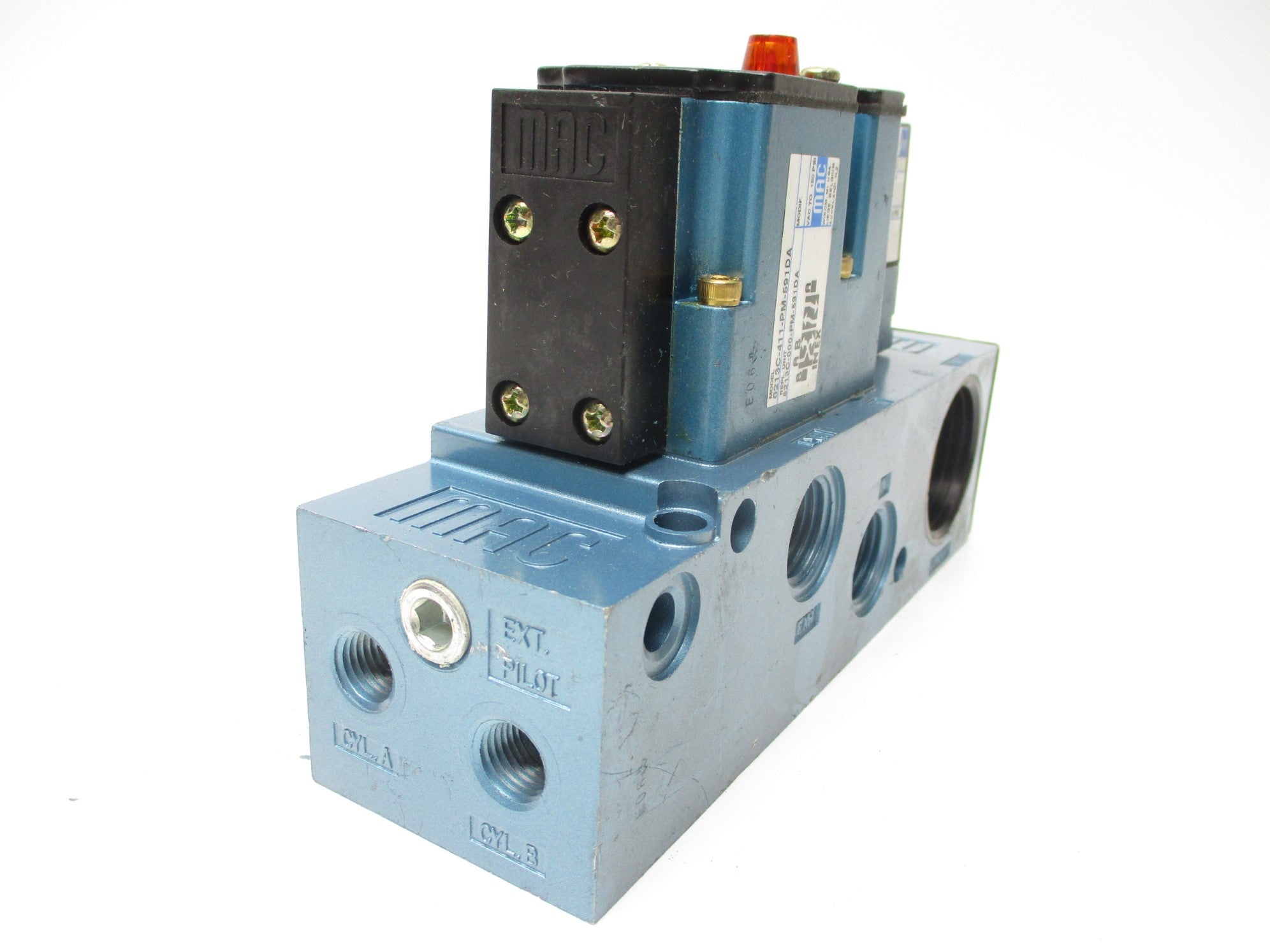 MAC 6213C-411-PM-591DA 24VDC 150PSI UNMP
