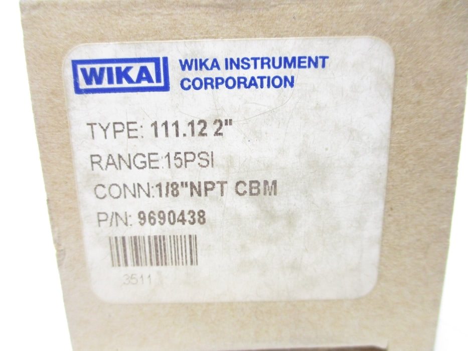 WIKA 9690438 0-15PSI NSMP