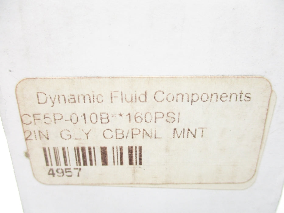 DYNAMIC FLUID CF5P-010B 0-160PSI NSMP