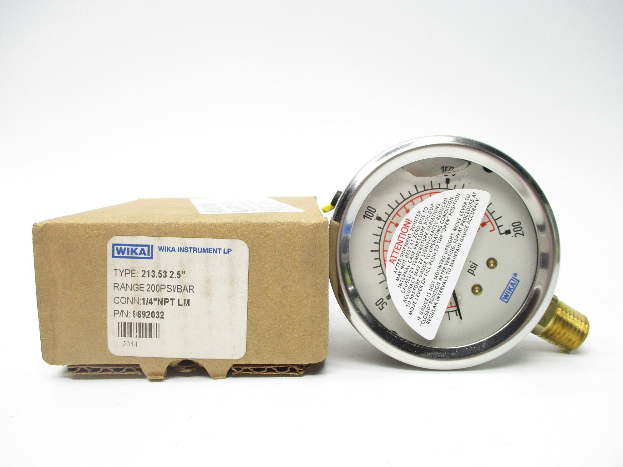 WIKA 9692032 0-200PSI NSMP