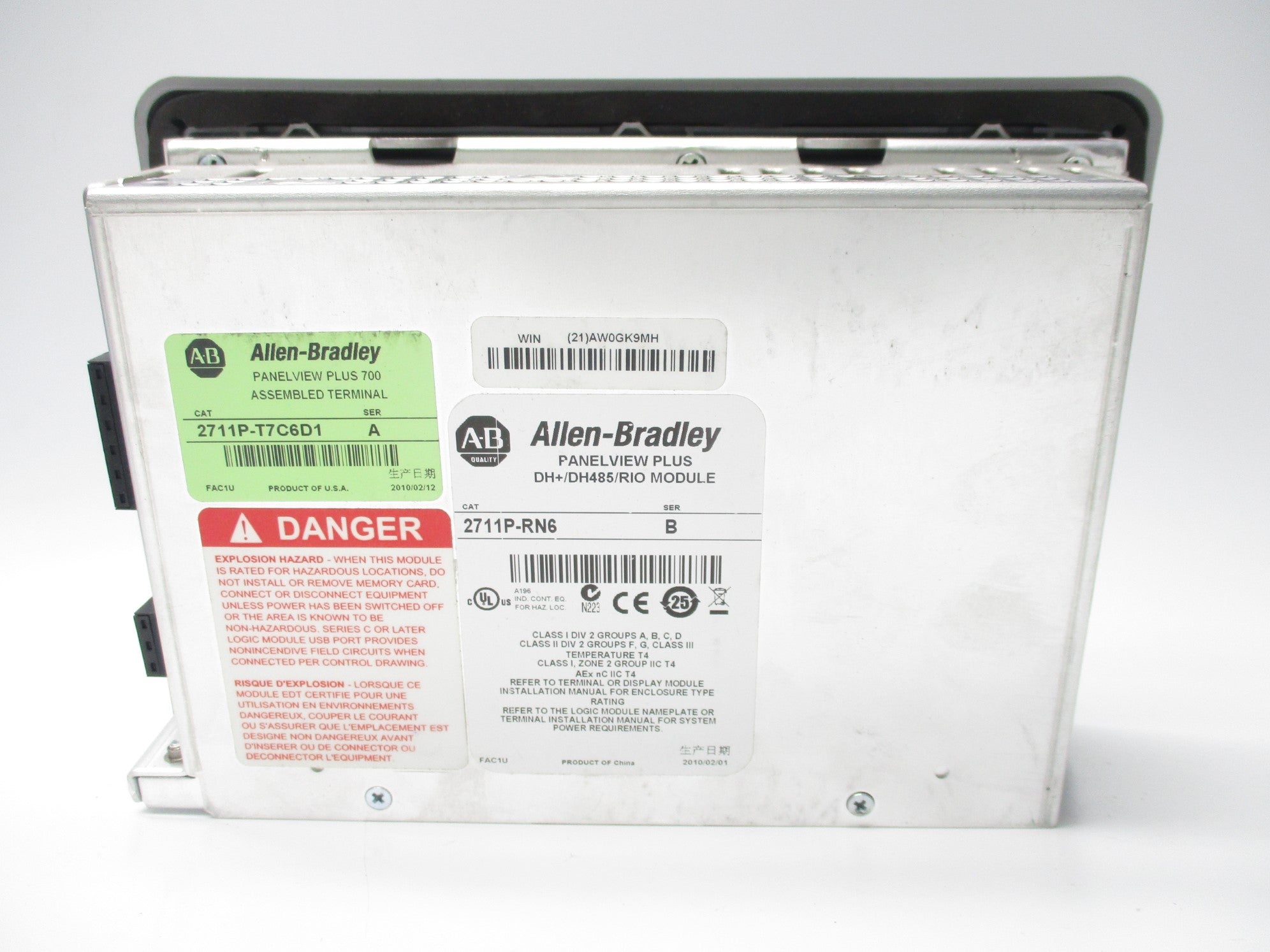 ALLEN BRADLEY 2711P-T7C6D1 SER. A NSNP