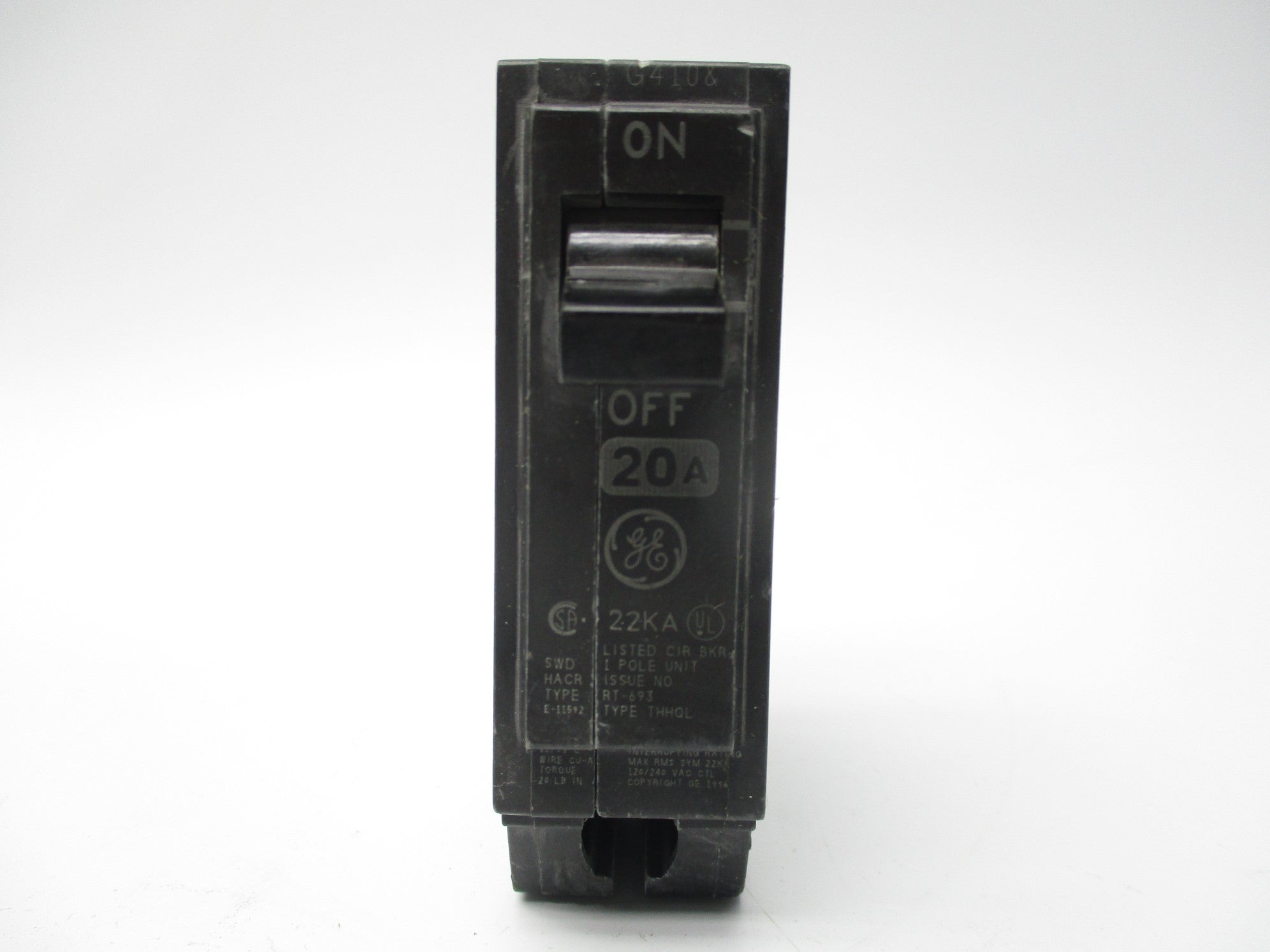 GENERAL ELECTRIC THHQL120 20A 240V NSNP