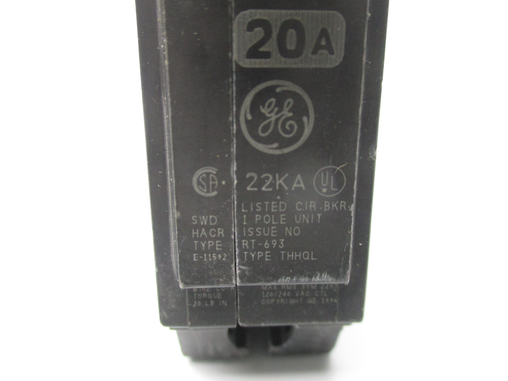 GENERAL ELECTRIC THHQL120 20A 240V NSNP