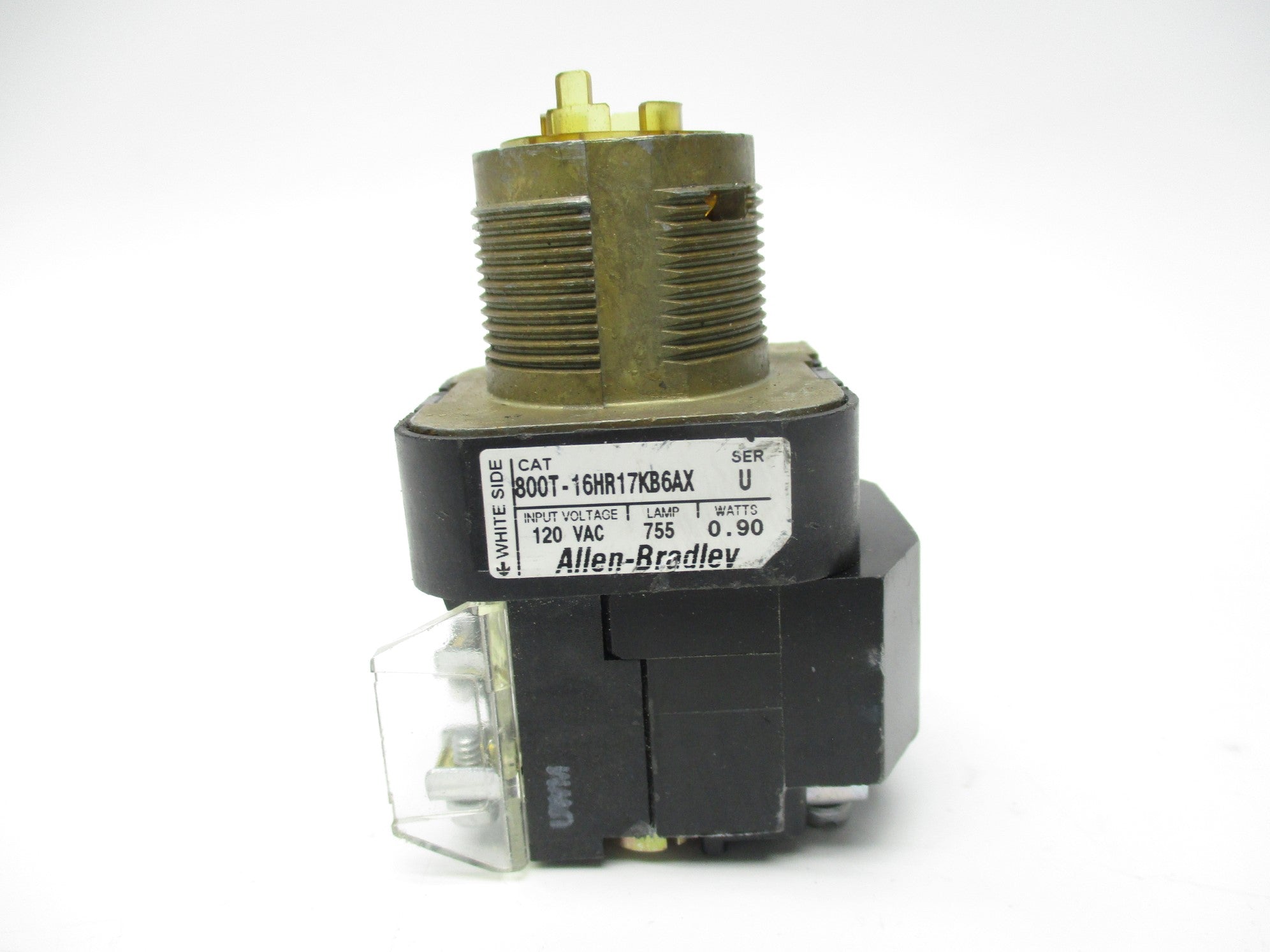 ALLEN BRADLEY 800T-16HR17KB6AX SER. U UNMP