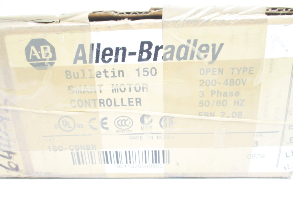 ALLEN BRADLEY 150-C9NBR SER. B F/W 2.08 NSMP