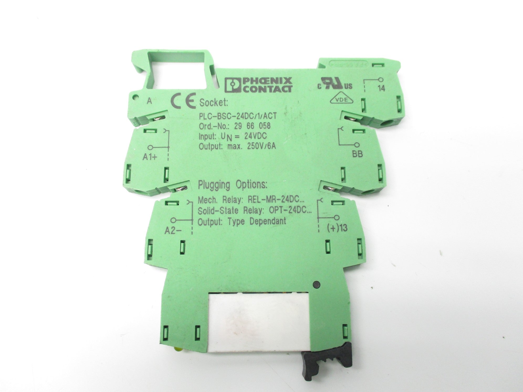 PHOENIX CONTACT PLC-BSC-24DC/1/ACT 6A 250V NSNP