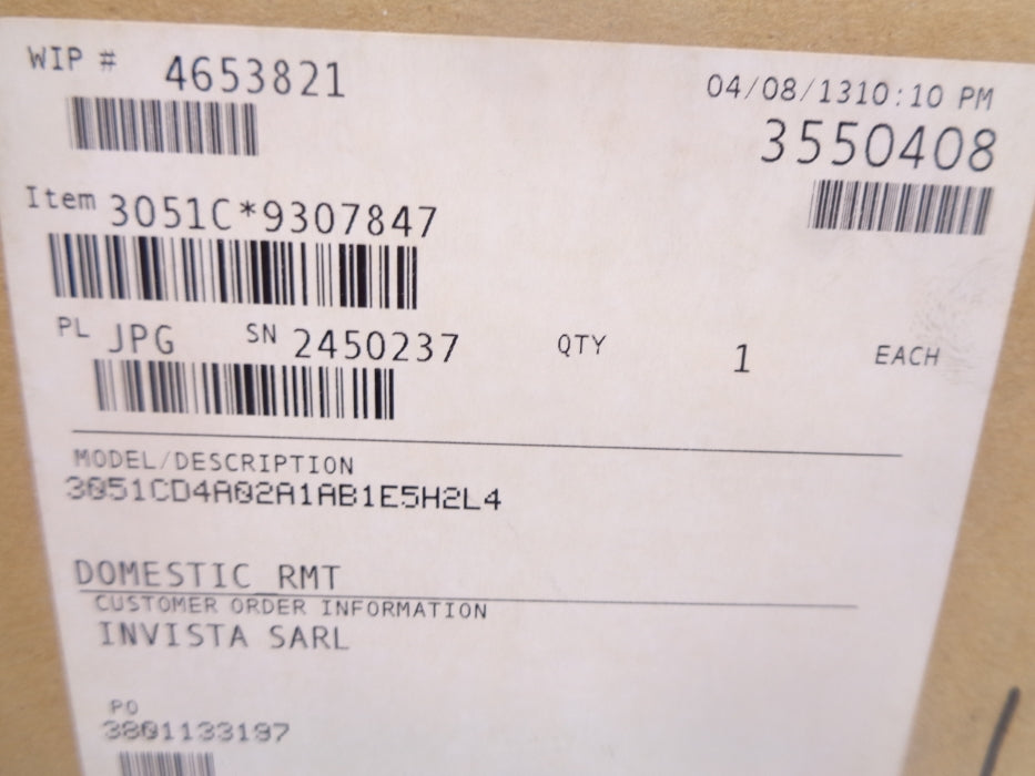 ROSEMOUNT 3051CD4A02A1AB1E5H2L4 0-300PSI NSMP