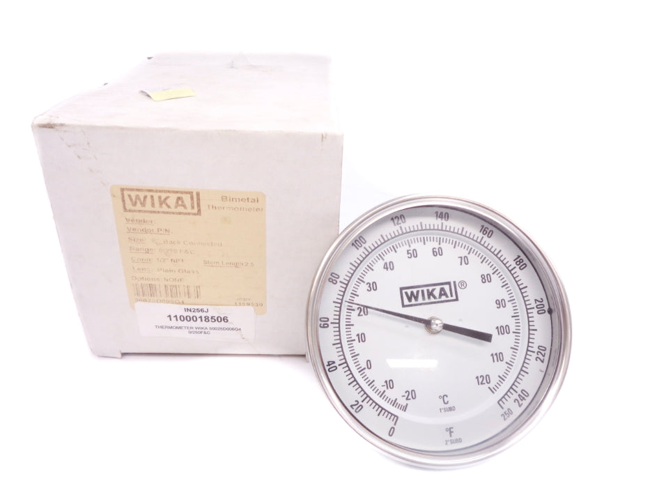 WIKA 50025D006G4 0-250F NSMP