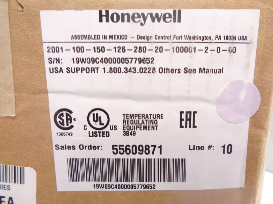 HONEYWELL 2001-100-150-126-280-20-10001-2-0-00 NSMP