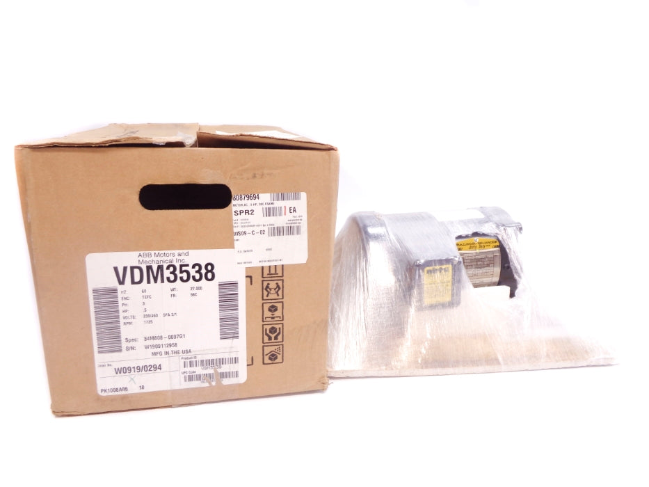 BALDOR VDM3538 NSMP