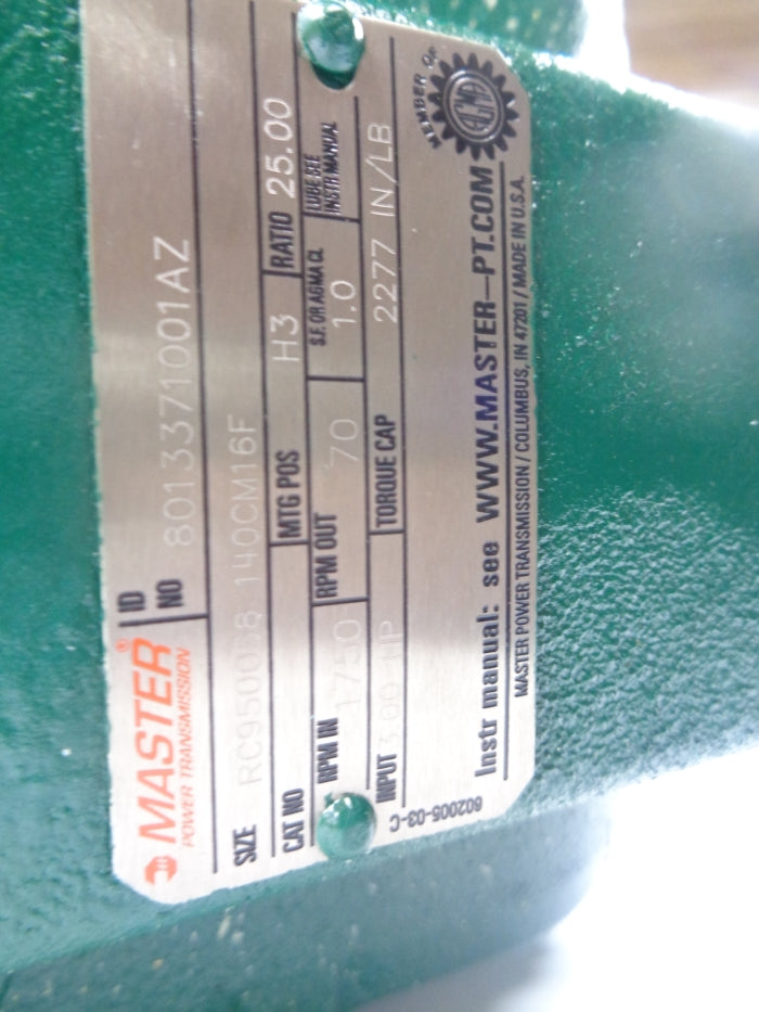 MASTER POWER TRANSMISSION 8013371001AZ RC950058 NSMP