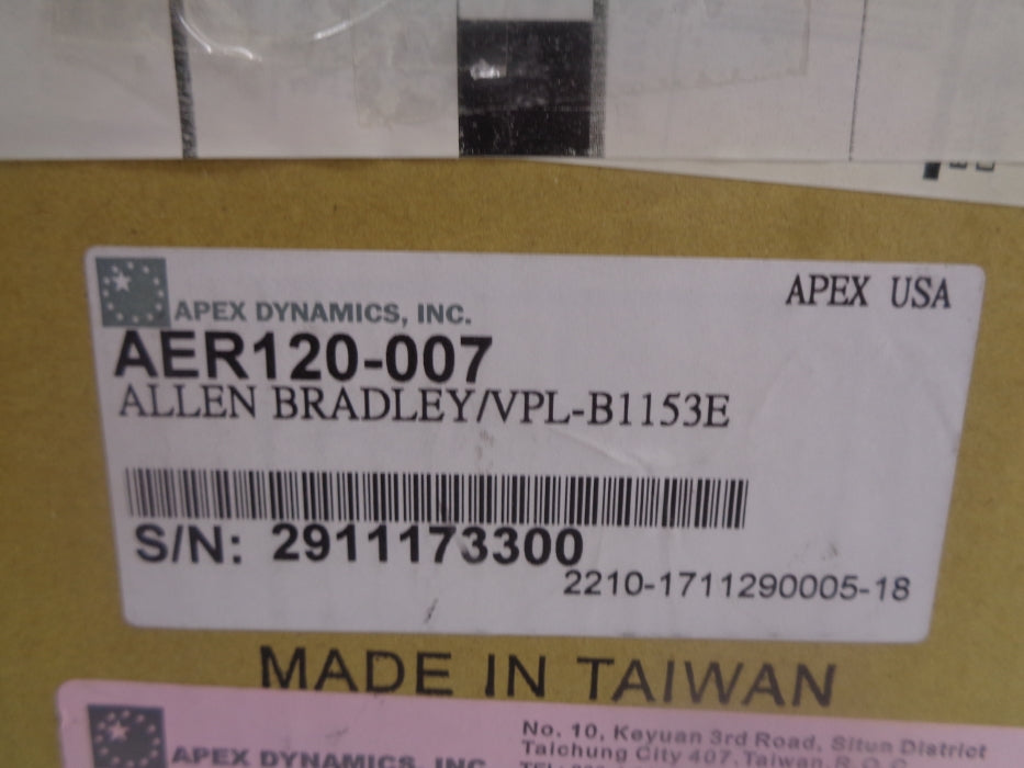 APEX DYNAMICS AER120-007 NSMP
