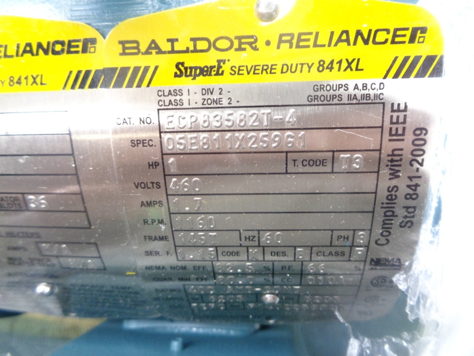 BALDOR ECP83582T-4 NSMP