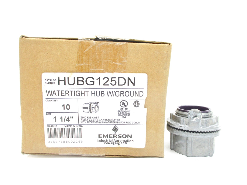 EMERSON HUBG125DN (PKG OF 10) NSMP