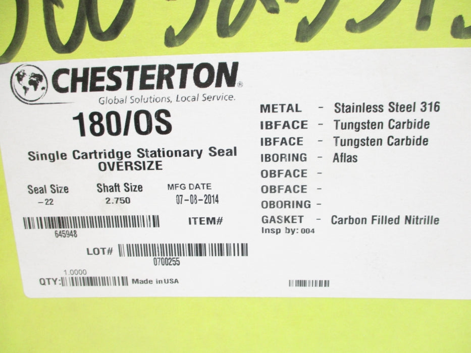 CHESTERTON 180/OS-22 2.750 NSFS