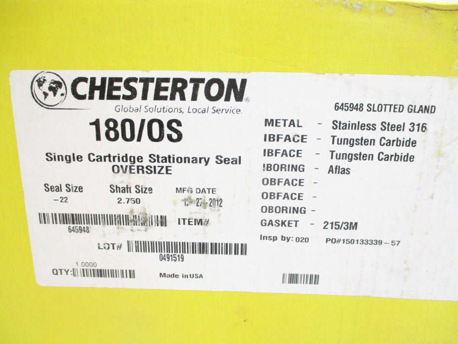 CHESTERTON 180/OS-22 2.750 NSMP