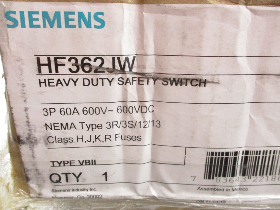 SIEMENS HF362JW NSMP