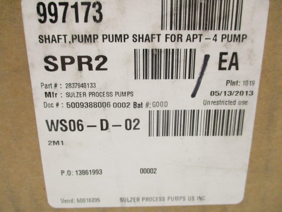 SULZER 2837940133 NSFS