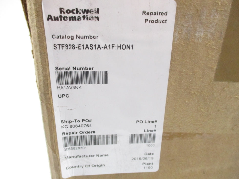 HONEYWELL STF828-E1AS1A-A1F REMAN