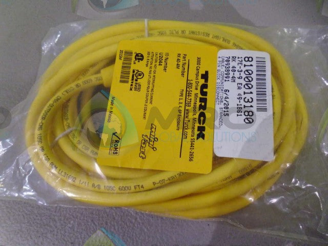 TURCK RK40-4M CABLE CORSET * NEW IN FACTORY BAG *