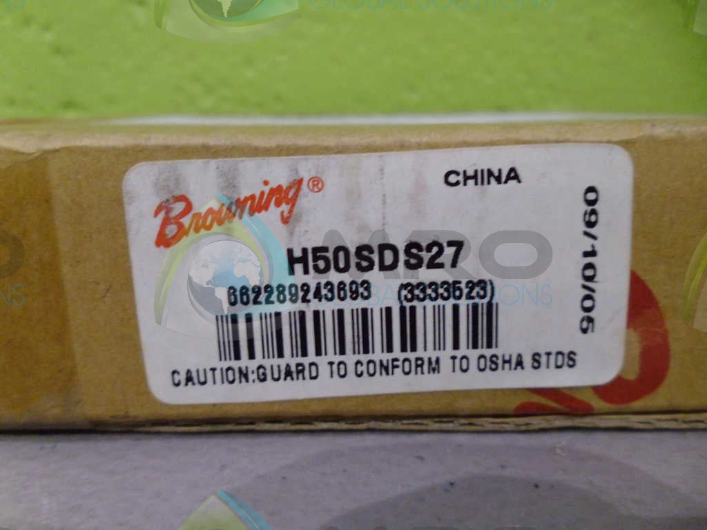 BROWING H50SDS27 ROLLER CHAIN SPROCKET *NEW IN BOX*