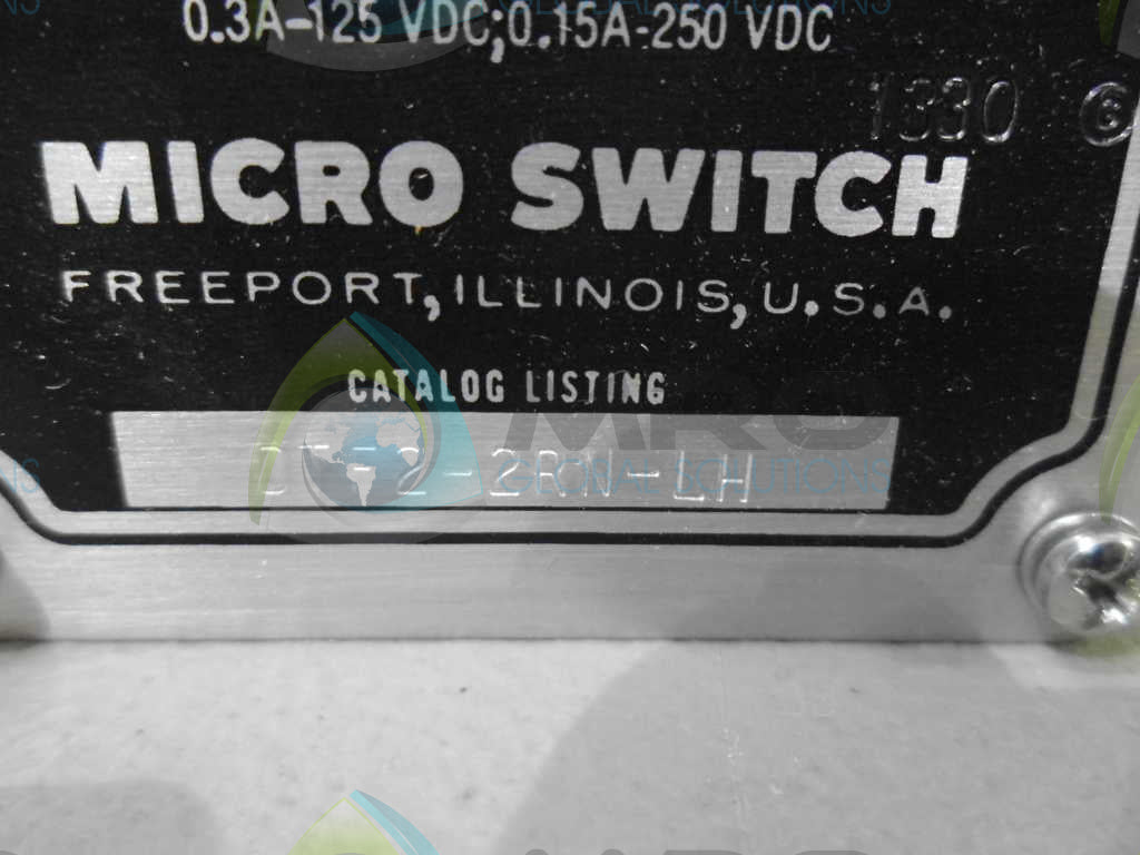MICROSWITCH DTF2-2RN-LH LIMIT SWITCH *NEW NO BOX*