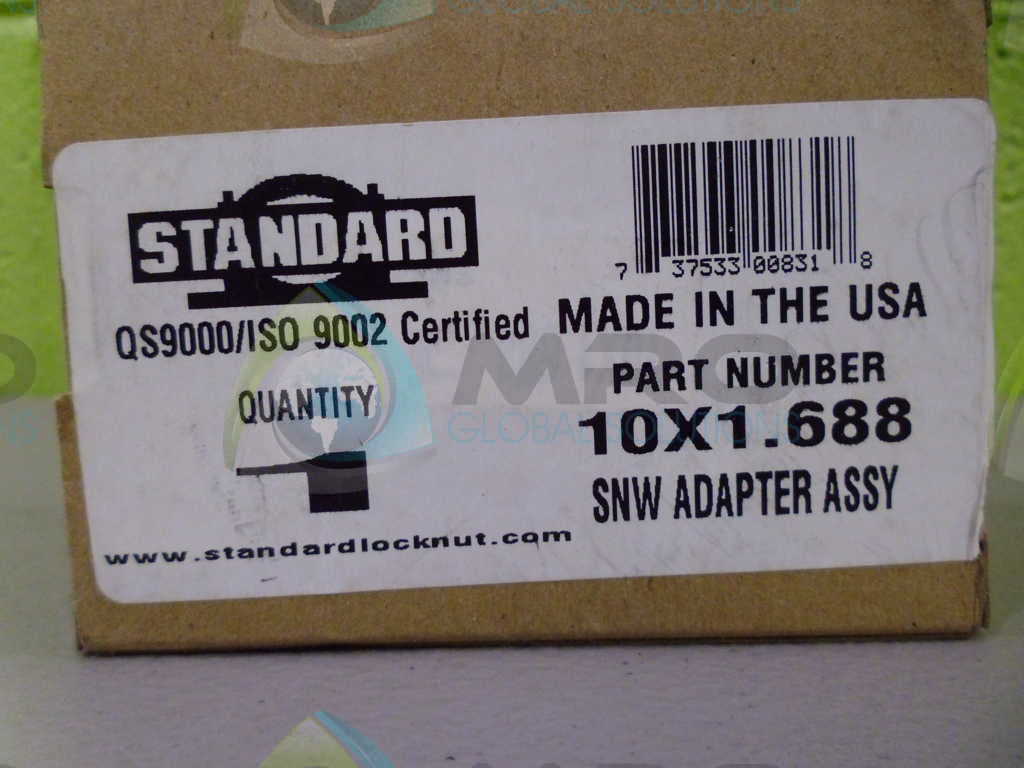 STANDARD 10X1.688 BUSHING *NEW IN BOX*