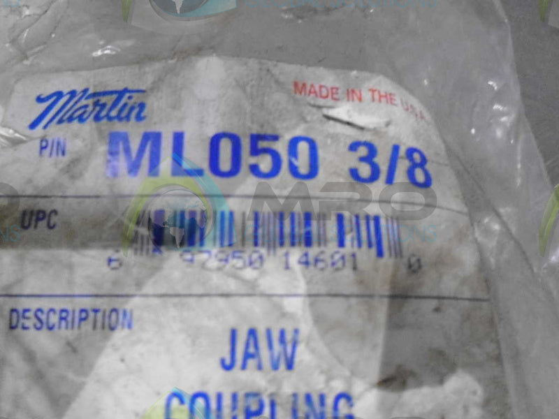 MARTIN ML050 3/8" JAW COUPLING *NEW IN ORIGINAL PACKAGE*