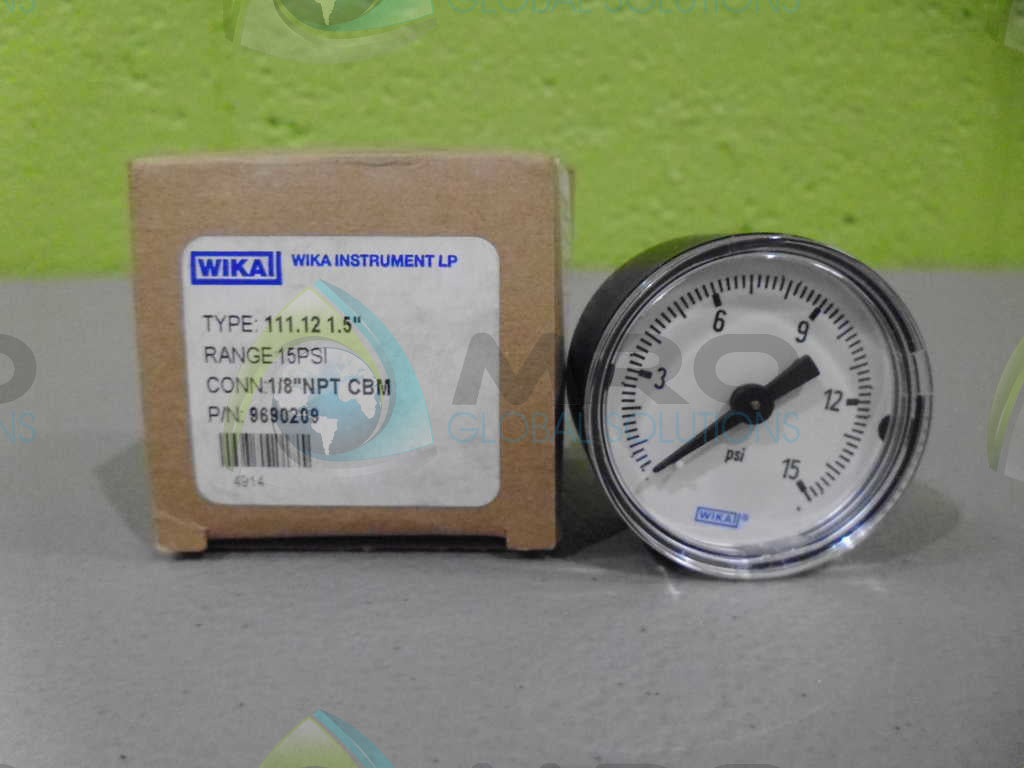 WIKA 9690209 1.5" GAUGE *NEW IN BOX*