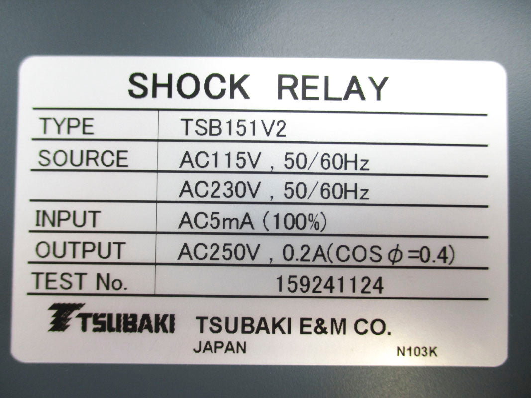 TSUBAKI TSB151V2 0.2A 115V NSMP