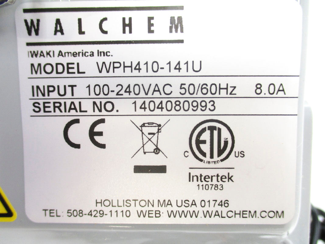 WALCHEM WPH410-141U PH/ORP 100-240VAC 8A NSMP