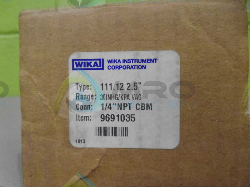 WIKA 9691035 2.5" GAUGE *NEW IN BOX*