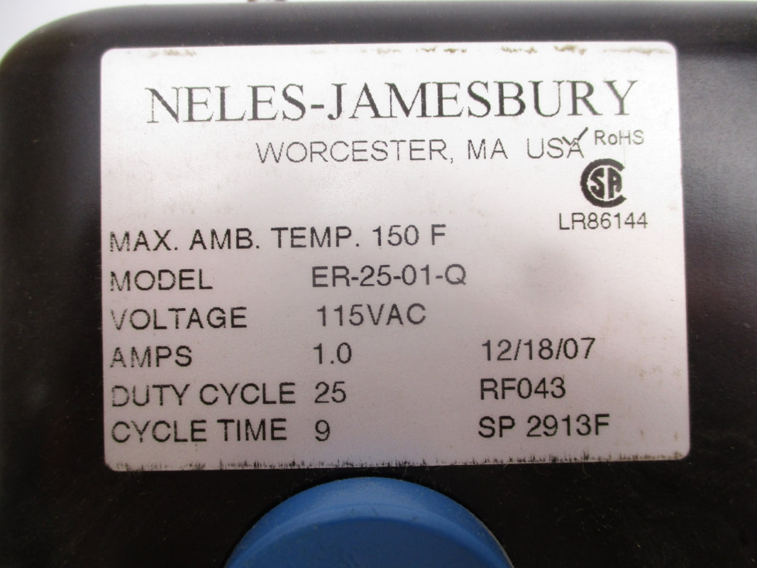 NELES-JAMESBURY ER-25-01-Q 115VAC 1A 150F NSMP