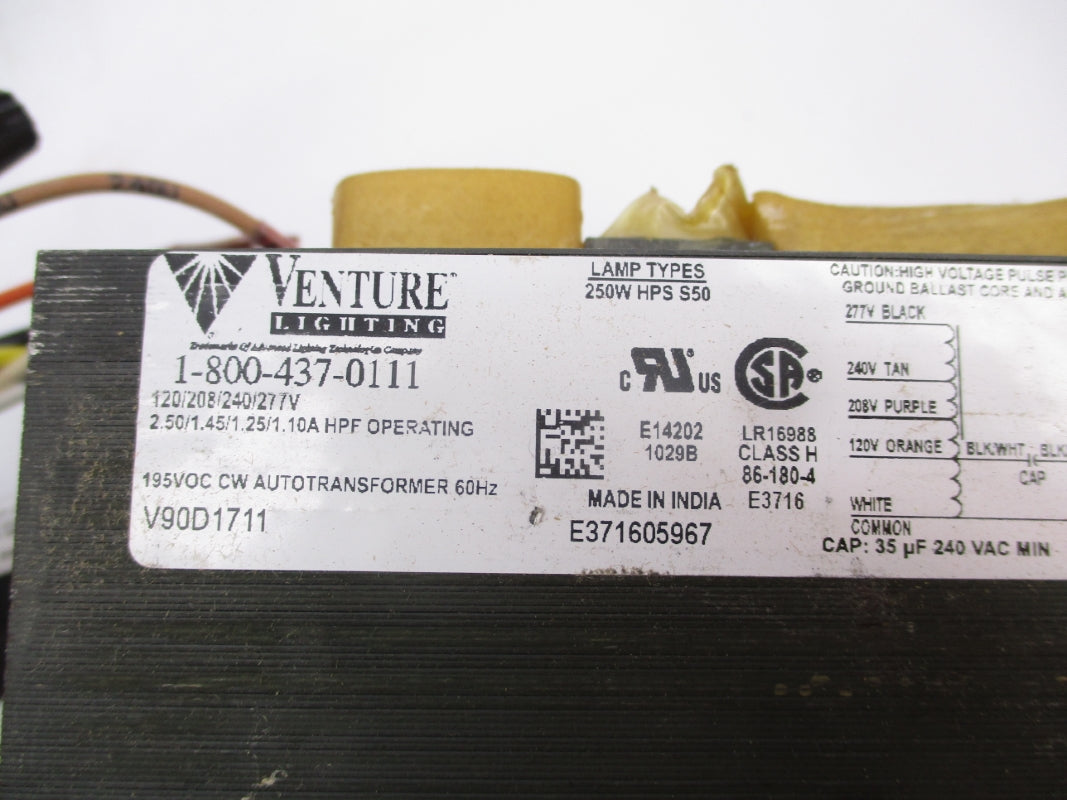 VENTURE LIGHTING V90D1711K 277V 1.10A NSMP