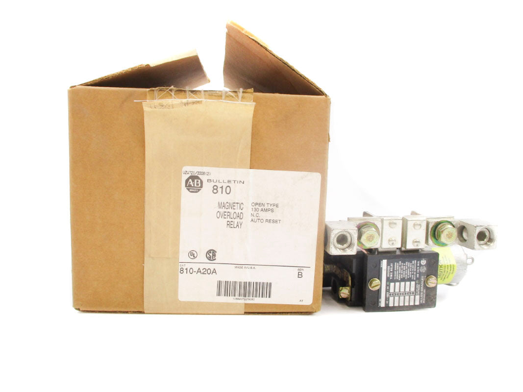 ALLEN BRADLEY 810-A20A SER. B 600V 130A (BR/WH) NSMP