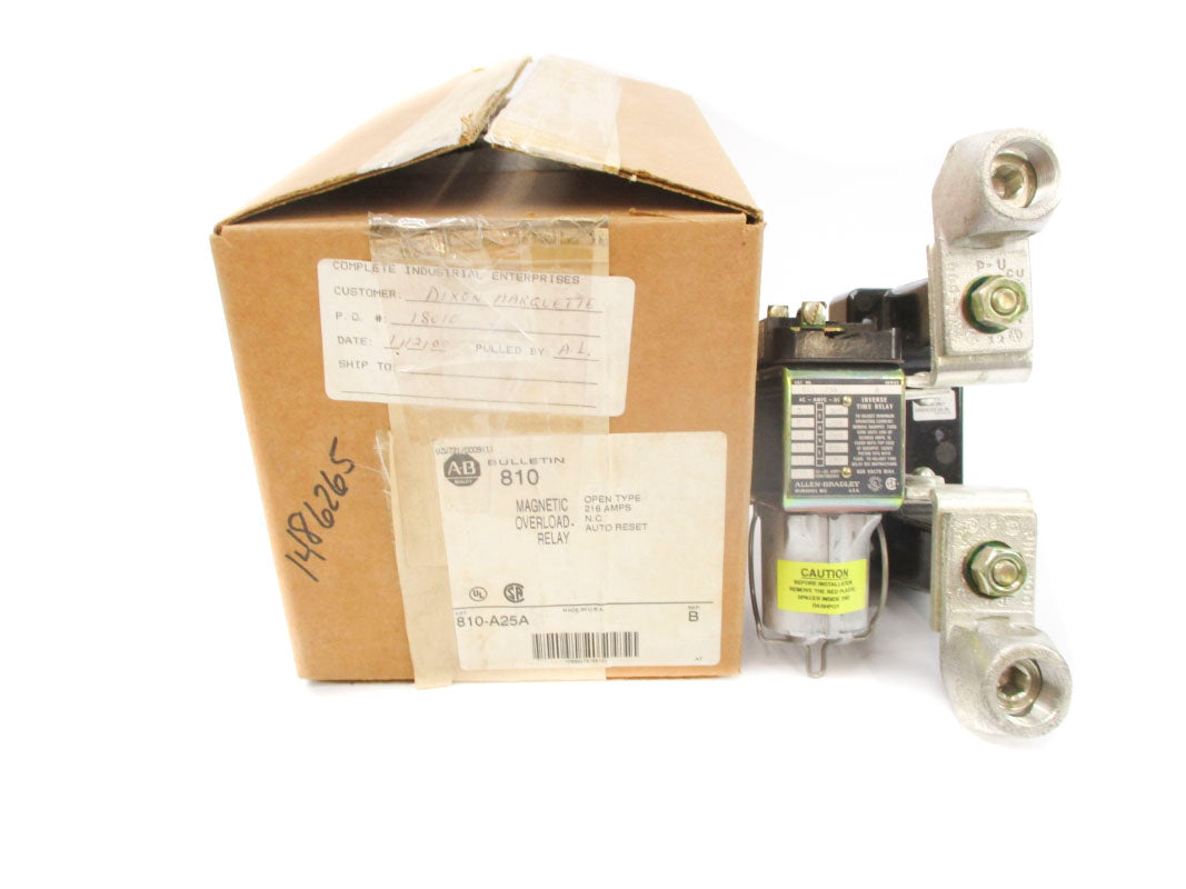ALLEN BRADLEY 810-A25A SER. B 216A (BR/WH) NSMP