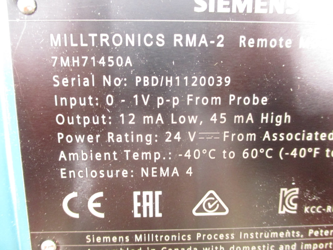 SIEMENS 7MH71450A 24V NSMP