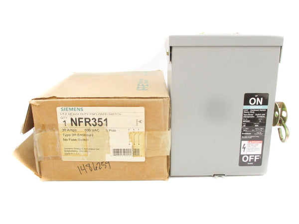SIEMENS NFR351 SER. A 600VAC 30A NSMP