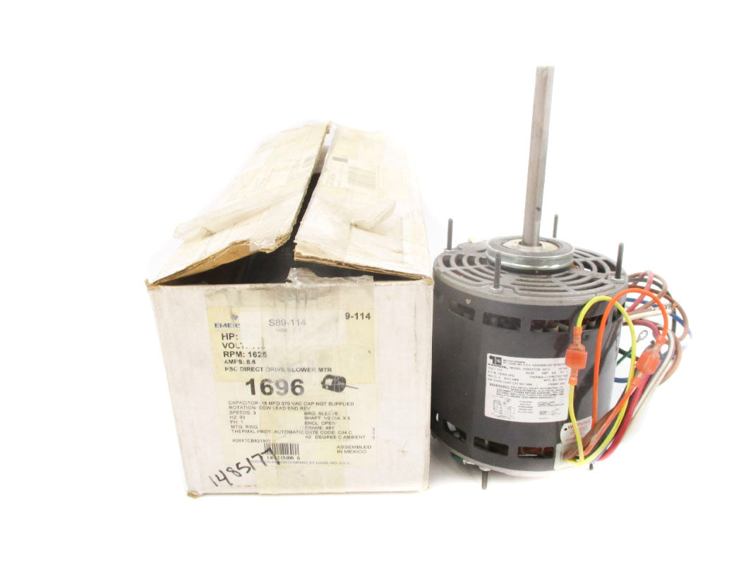 EMERSON K55HXTCB-8219 115V 8.6A 1625RPM 3/4HP NSMP