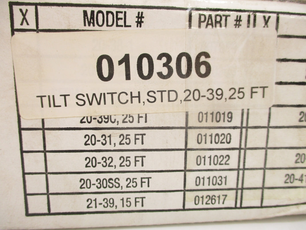 THERMO SCIENTIFIC 010306 20-39 25FT NSMP