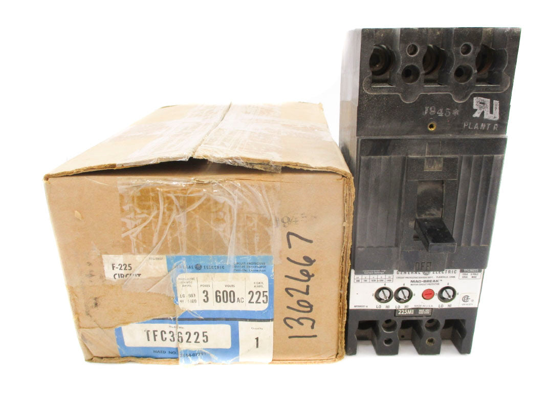 GENERAL ELECTRIC TFC36225 600V 225A NSMP