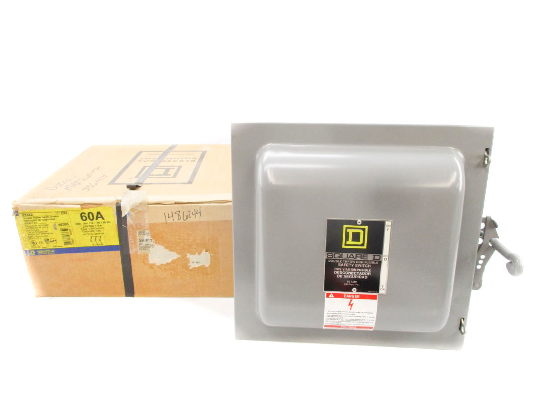 SQUARE D 82342 SER. E2 600V 60A NSMP
