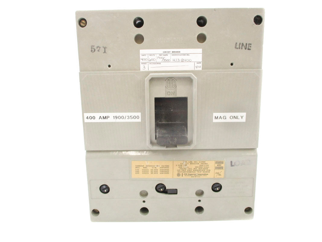 ITE HJ3-B400 600V 400A REMAN
