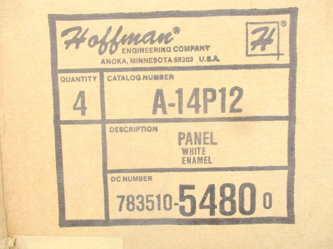 HOFFMAN A-14P12 (PKG OF 4) NSMP