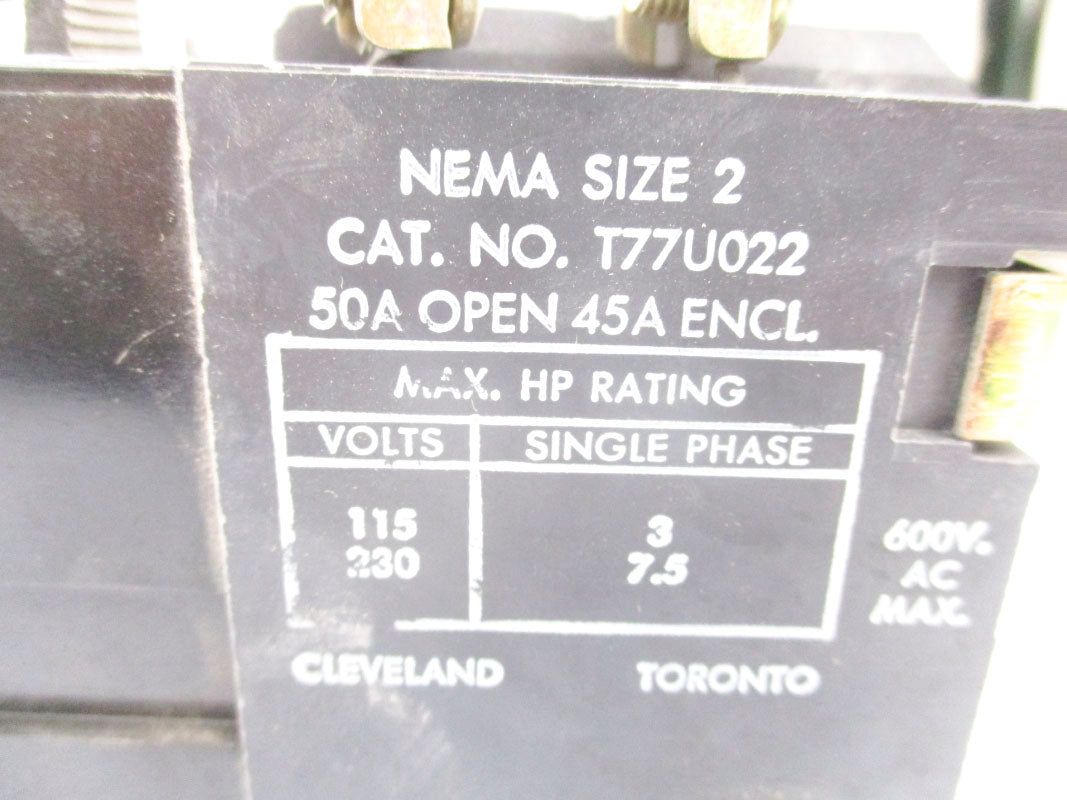 SYLVANIA T77U022 120V NSNP