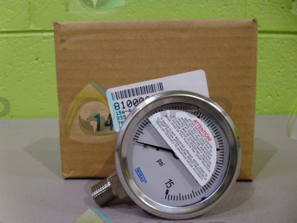 WIKA 9833604 2.5" GAUGE *NEW IN BOX*