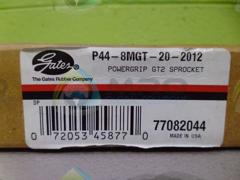 GATES 77082044 P44-8MGT-20-2012 SPROCKET *FACTORY SEALED*